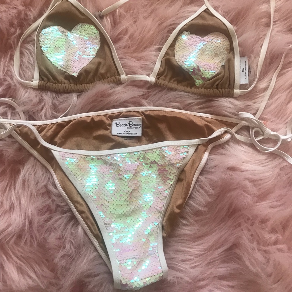 Beach Bunny Heartbreaker Sequin Bikini